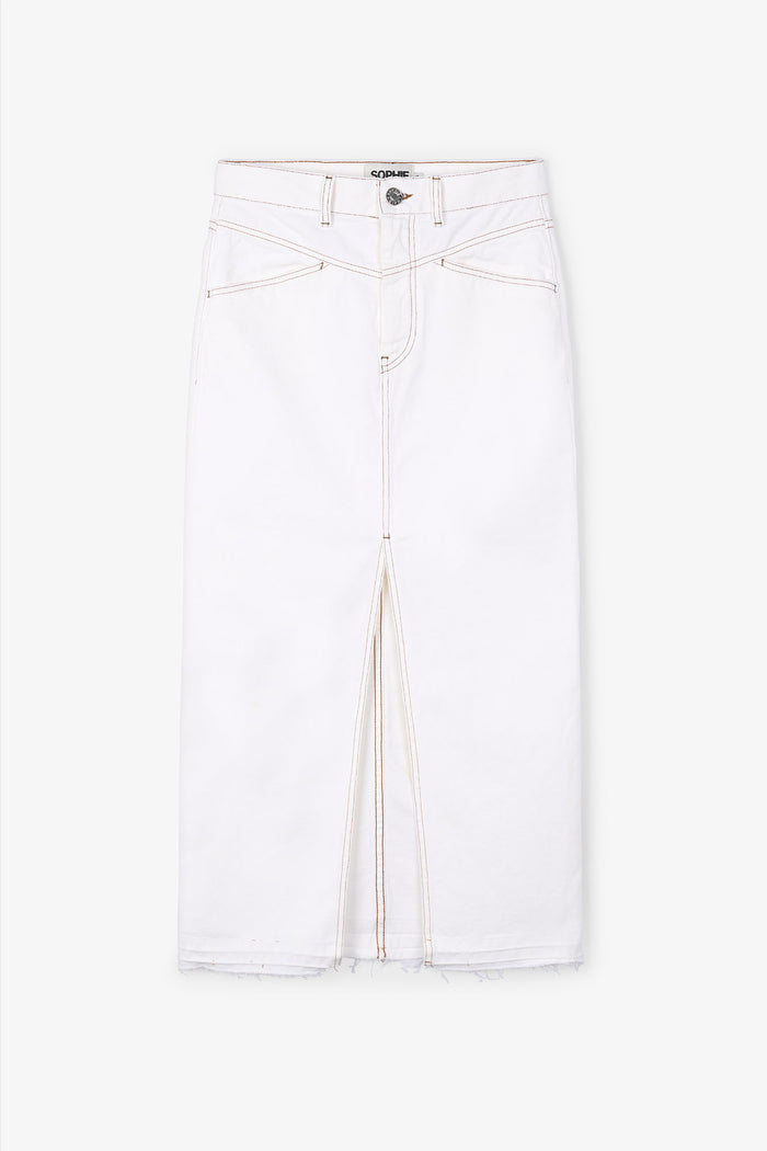 sophie and lucie FALDA VAQUERA SARGA CRUDO