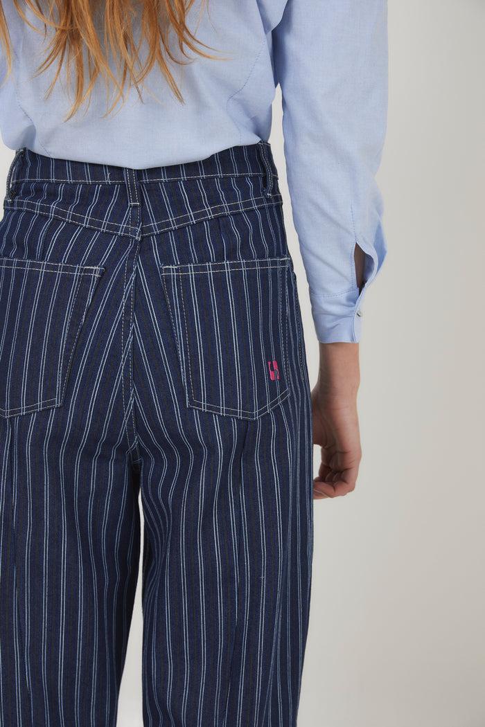 Sophie And Lucie JEANS LUCCI CORSÉ RAYAS MARINO