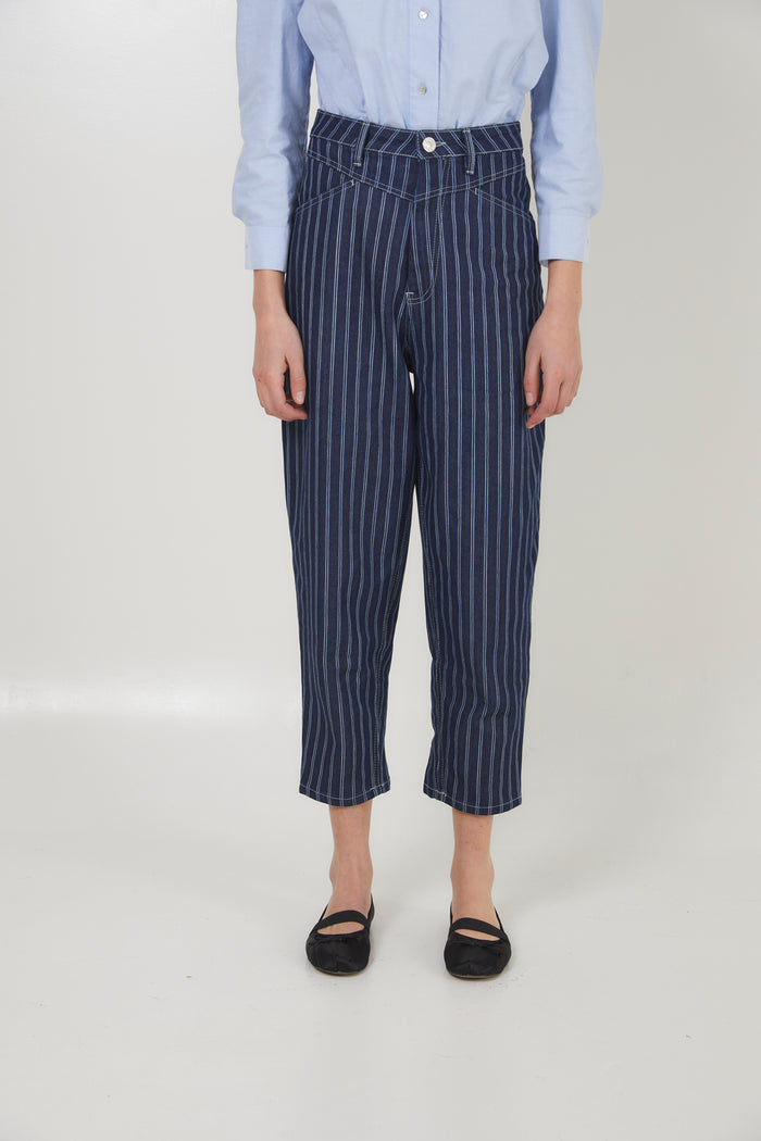 sophie and lucie JEANS LUCCI CORSÉ RAYAS MARINO