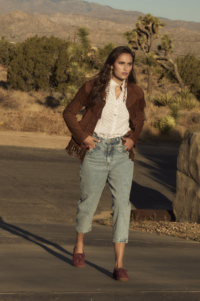 sophie and lucie JEANS LUCCI TACHAS BLEACH