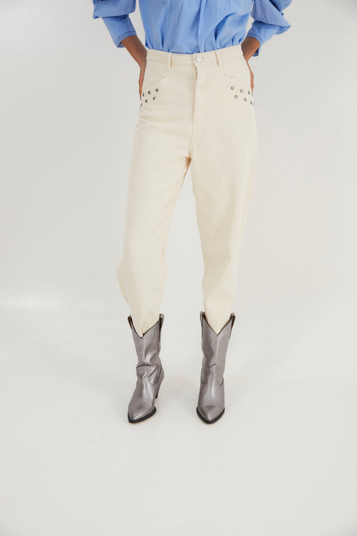 sophie and lucie JEANS LUCCI TACHAS CRUDO