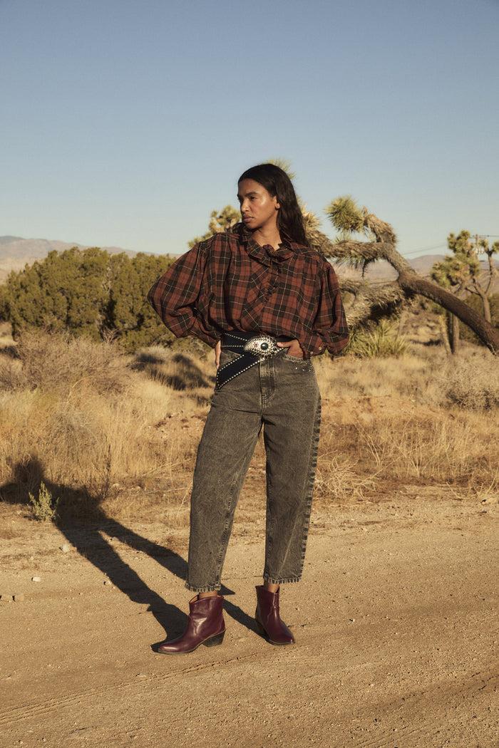 Sophie And Lucie JEANS LUCCI TACHAS GRIS BLEACH