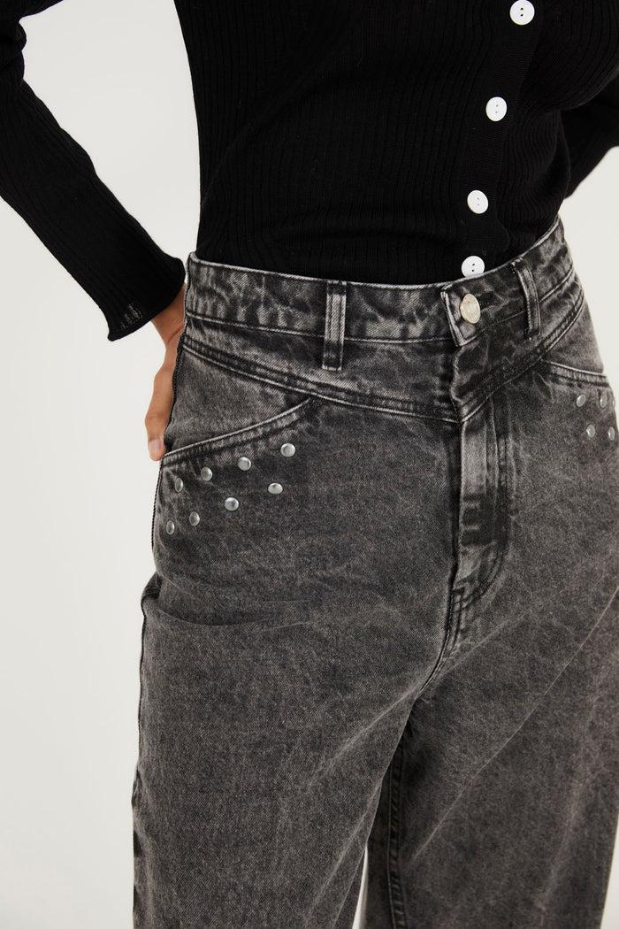 Sophie And Lucie JEANS LUCCI TACHAS GRIS BLEACH