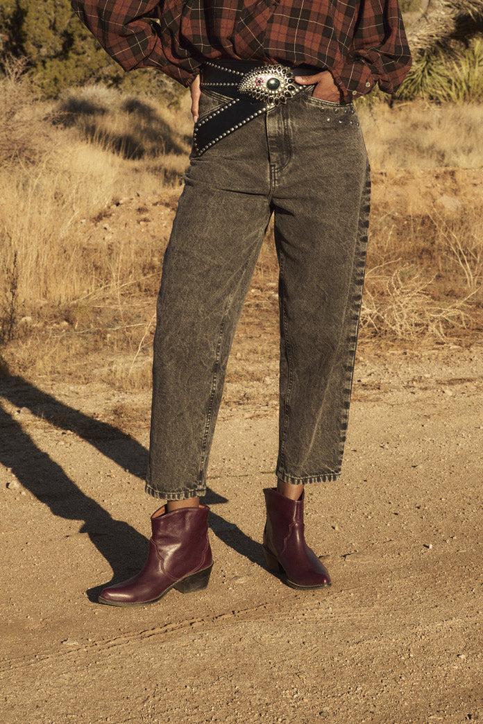 sophie and lucie JEANS LUCCI TACHAS GRIS BLEACH