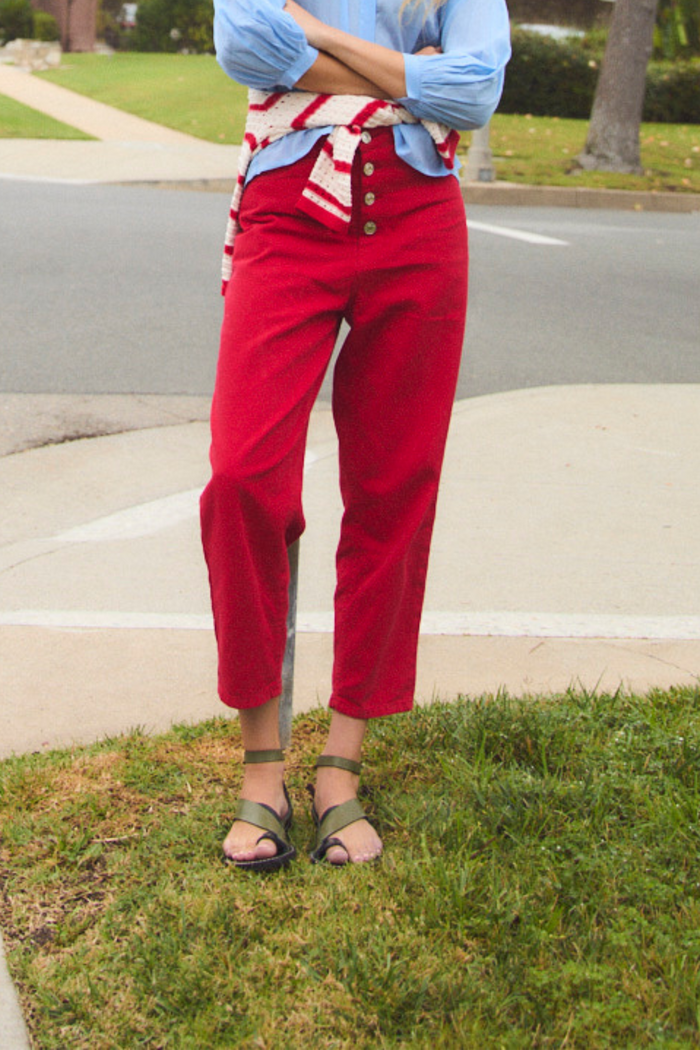 sophie and lucie JEANS MALIBU SARGA ROJO