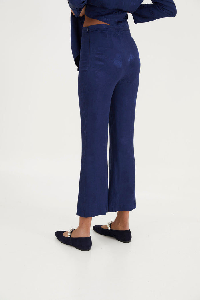 Sophie And Lucie PANTALÓN CROP RETRO MARINO