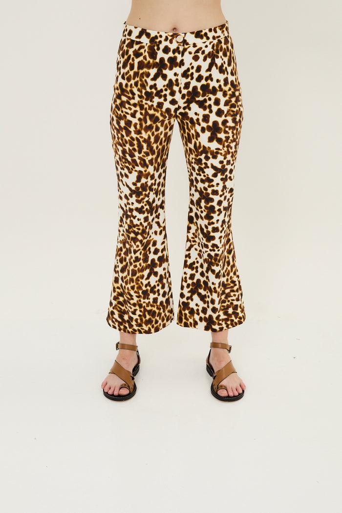 Sophie And Lucie PANTALÓN SESENTA MANCHA MARRÓN