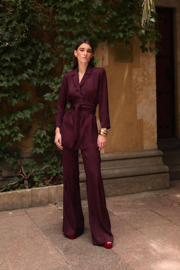 Sophie And Lucie PANTALÓN SIRIN JCQ RETRO BURGUNDY