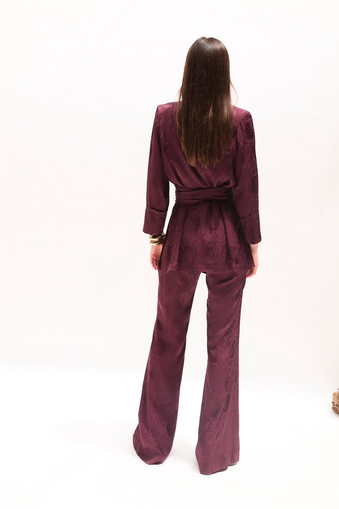 Sophie And Lucie PANTALÓN SIRIN JCQ RETRO BURGUNDY