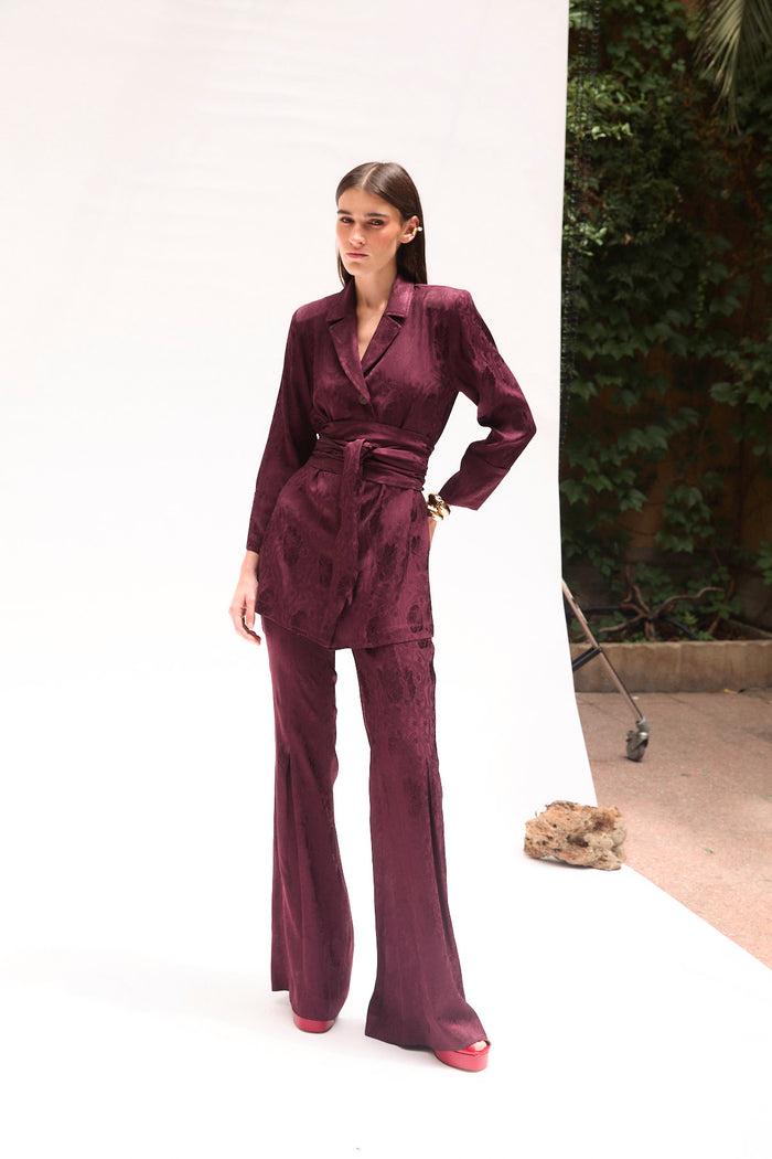 Sophie And Lucie PANTALÓN SIRIN JCQ RETRO BURGUNDY