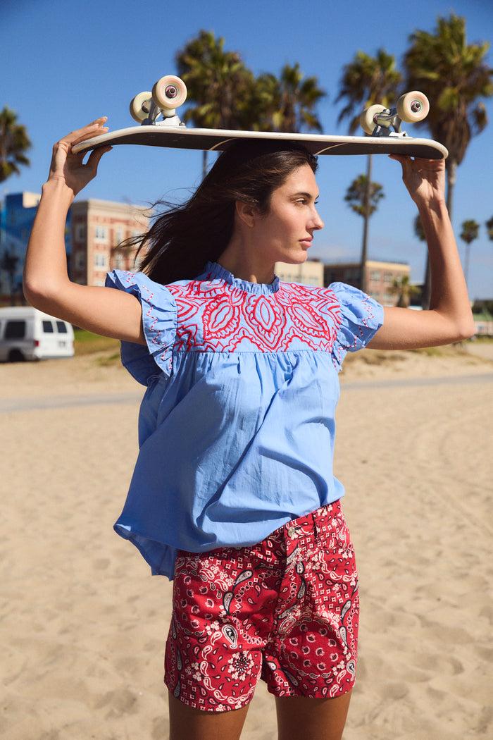 Sophie And Lucie SHORT LUCIA BANDANA ROJO