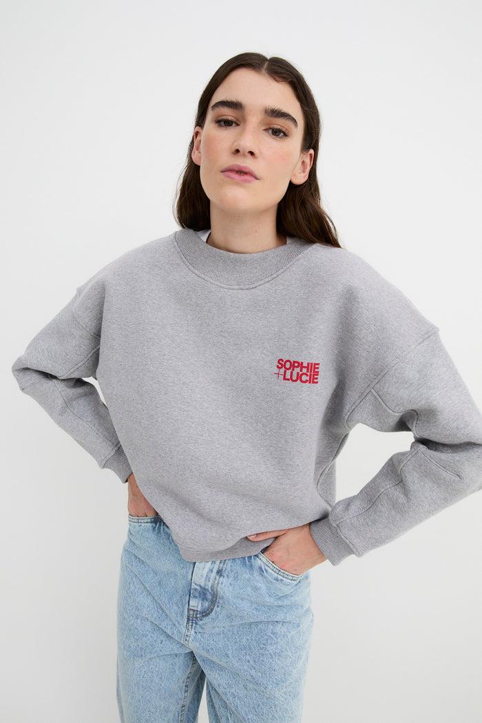 sophie and lucie SUDADERA BUDY GRIS
