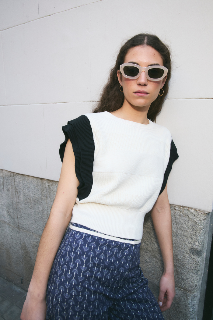 Sophie And Lucie TOP ORI PUNTO BICOLOR