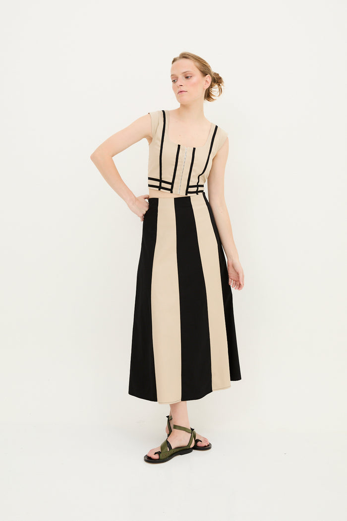 Sophie And Lucie TOTAL LOOK CINTAS ALGODÓN BEIGE