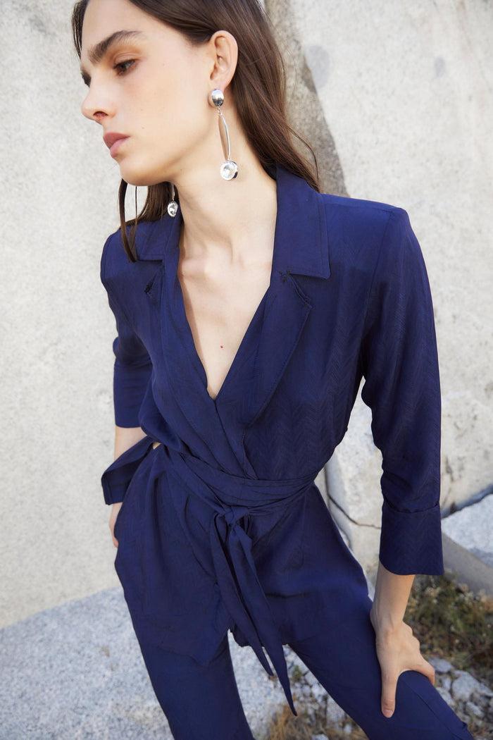 Sophie And Lucie TOTAL LOOK LION JCQ ZIGZAG MARINO