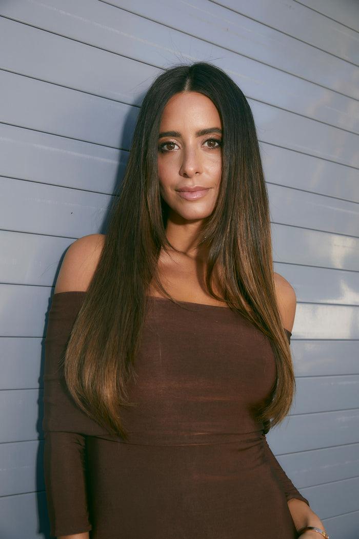 Sophie And Lucie TÚNICA GIORGIA PUNTO MARRÓN