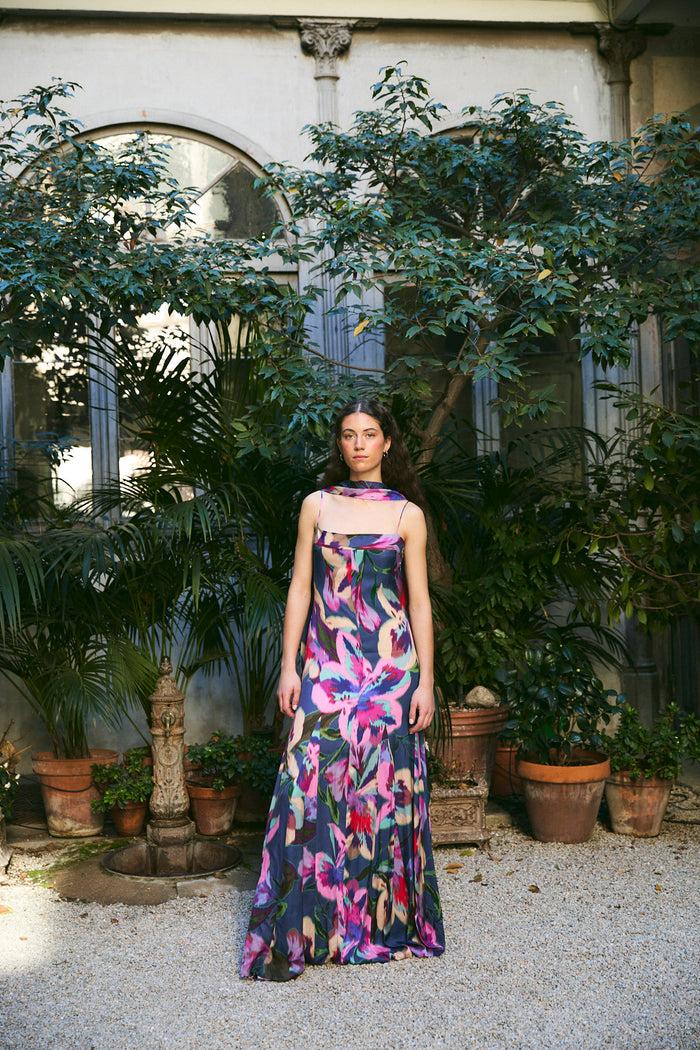 sophie and lucie VESTIDO CORINTIA MONET AZUL