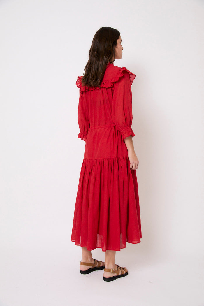 Sophie And Lucie VESTIDO MAR VOILE ROJO