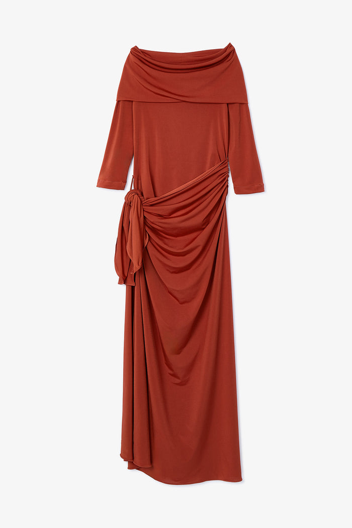 Sophie And Lucie VESTIDO PAREO PUNTO CARMESI