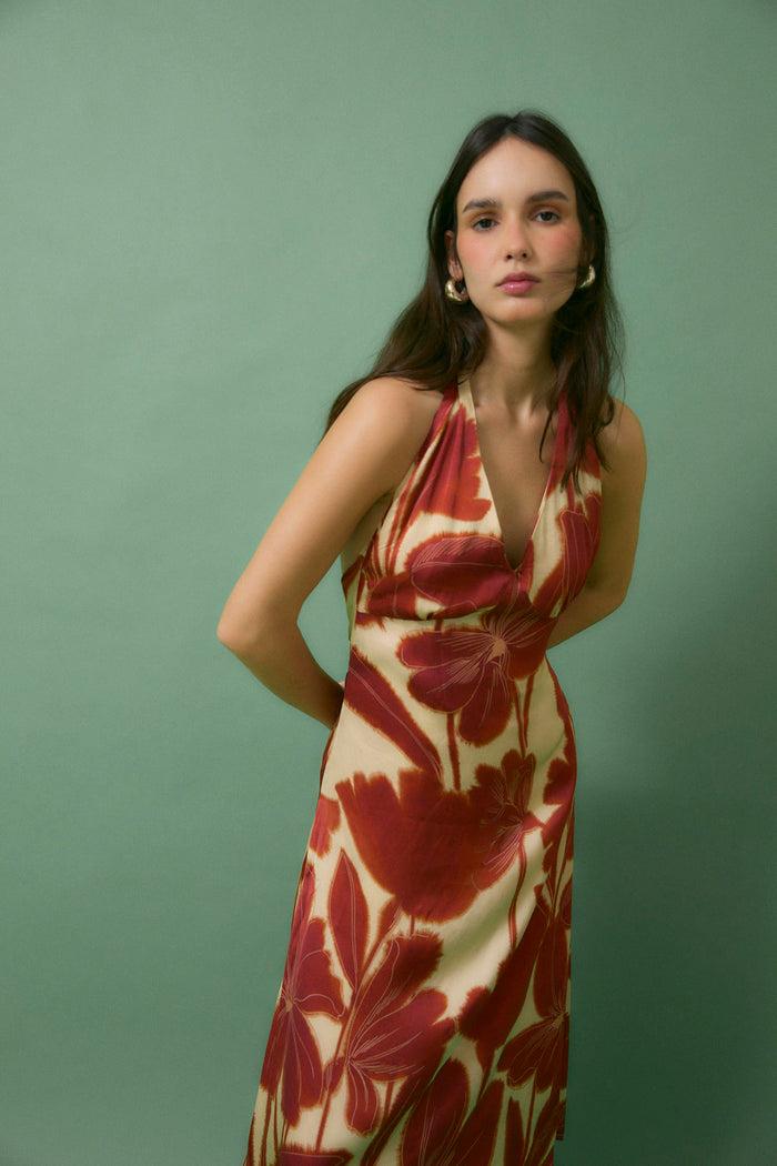 Sophie And Lucie VESTIDO PATRICIA NENUFAR CARMESI