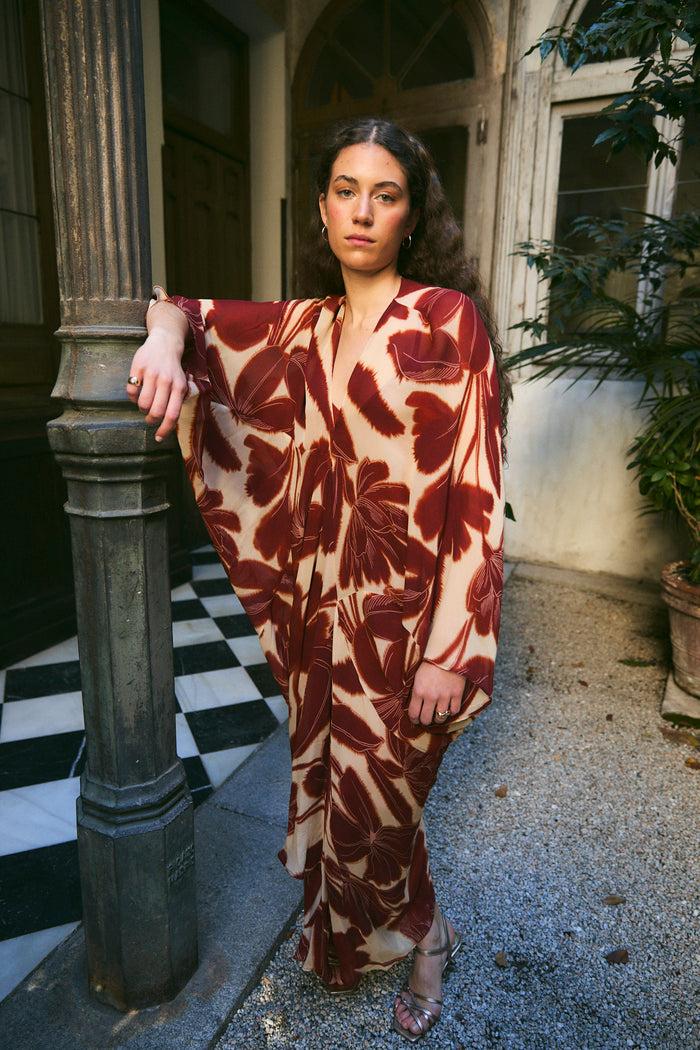 sophie and lucie VESTIDO VERO NENUFAR CARMESI