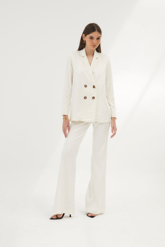 sophie and lucie TOTAL LOOK ICON PATA DE GALLO CRUDO