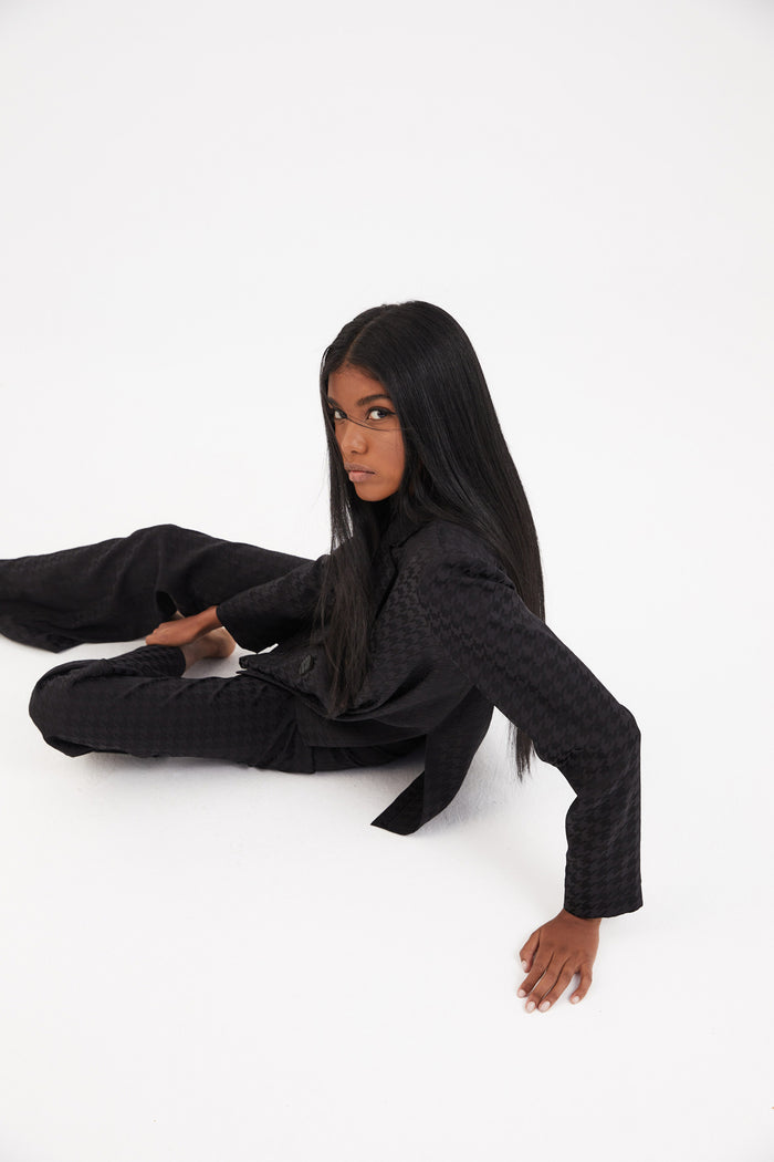 Sophie And Lucie TOTAL LOOK ICON PATA DE GALLO NEGRO