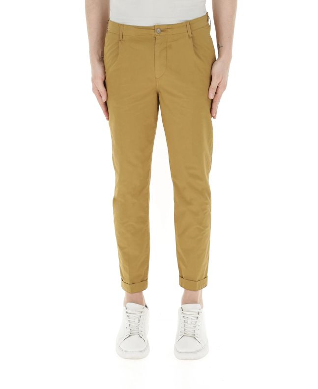 spezial madrid 40 Weft Joec Regular Slim Chino Camel