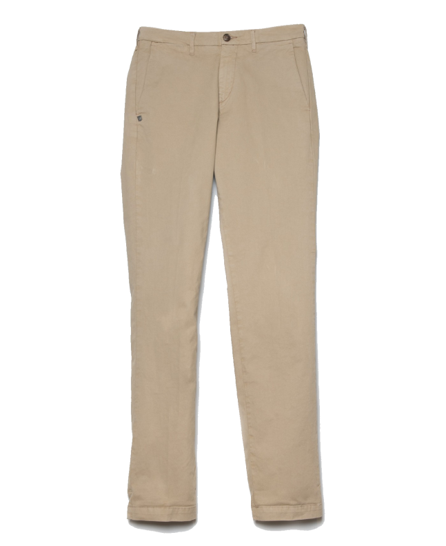 Spezial Madrid 40 Weft Ronan Regular Slim Chino Beige