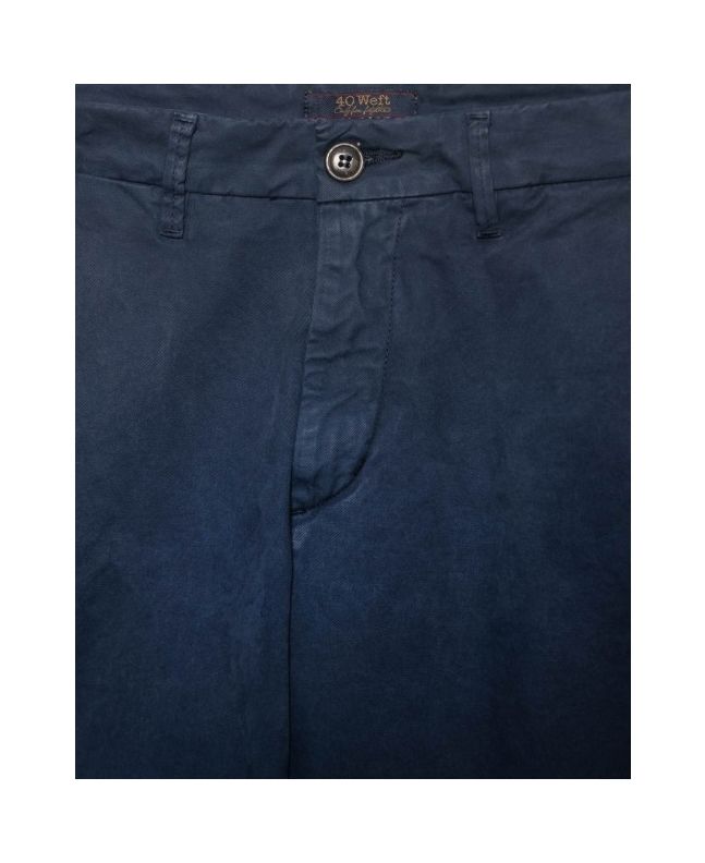 Spezial Madrid 40 Weft Ronan Regular Slim Chino Dark Navy