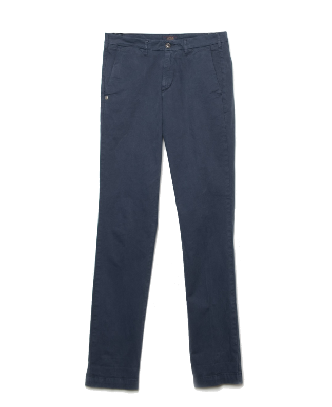 Spezial Madrid 40 Weft Ronan Regular Slim Chino Dark Navy