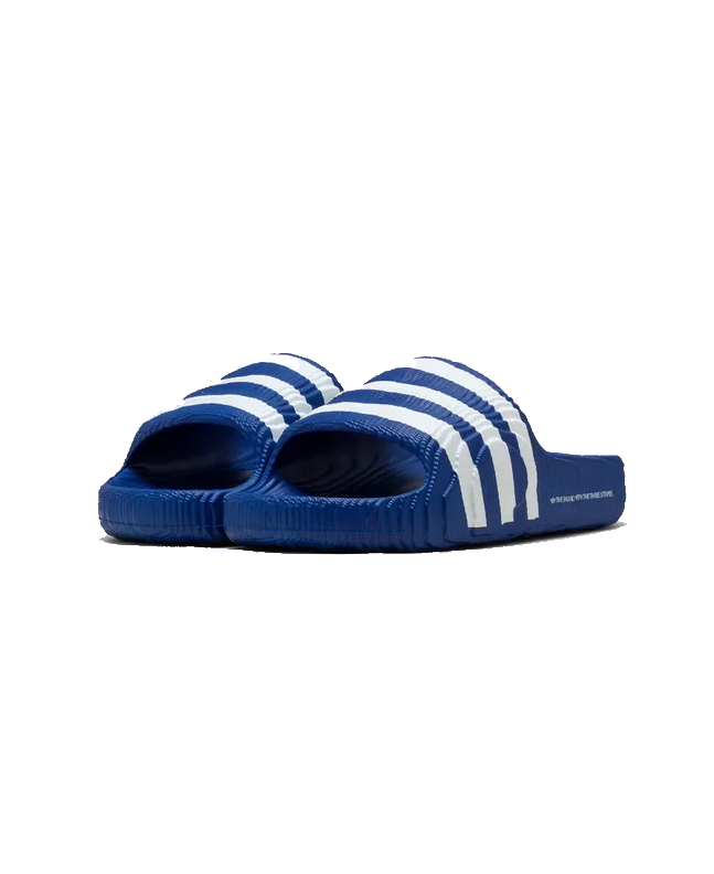 spezial madrid Adidas Adilette 22 Royal Blue Royal Blue & Cloud White