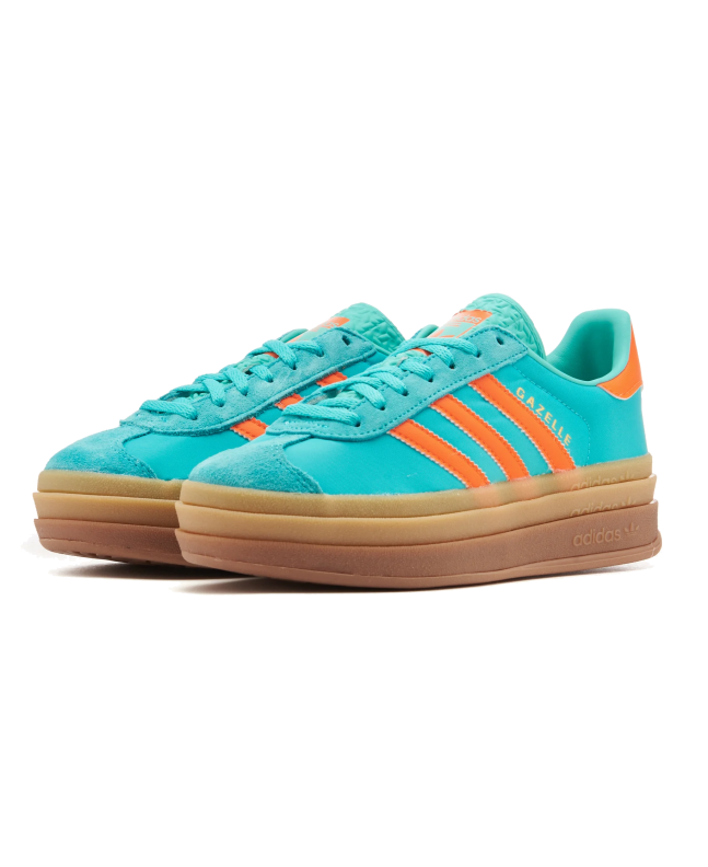 spezial madrid Adidas Gazelle Bold Mint Rush Impact Orange & Mint Rush