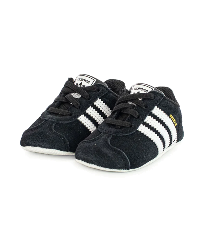spezial madrid Adidas Gazelle Crib Core Black Cloud White & Cloud White