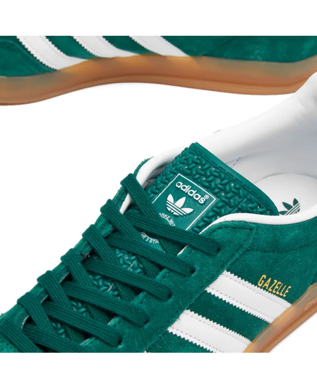 Spezial Madrid Adidas Gazelle Indoor Collegiate Green White & Gum
