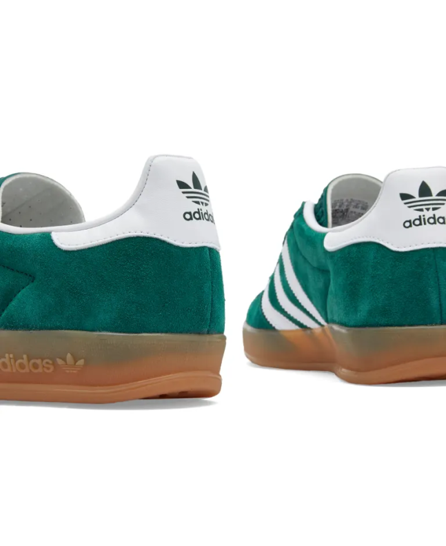 Spezial Madrid Adidas Gazelle Indoor Collegiate Green White & Gum