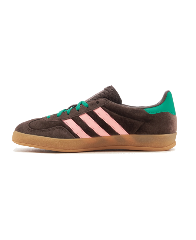 Spezial Madrid Adidas Gazelle Indoor Dark Brown Glow Pink & Court Green