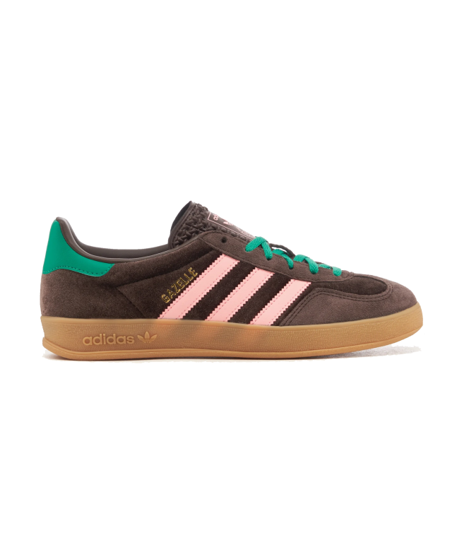 Spezial Madrid Adidas Gazelle Indoor Dark Brown Glow Pink & Court Green