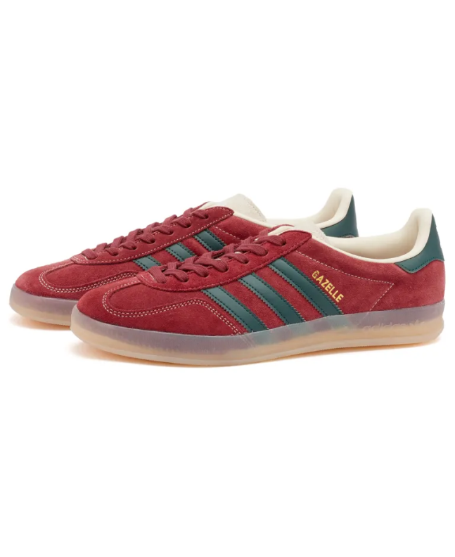 spezial madrid Adidas Gazelle Indoor Shadow Red Shadow Green & Wonder White