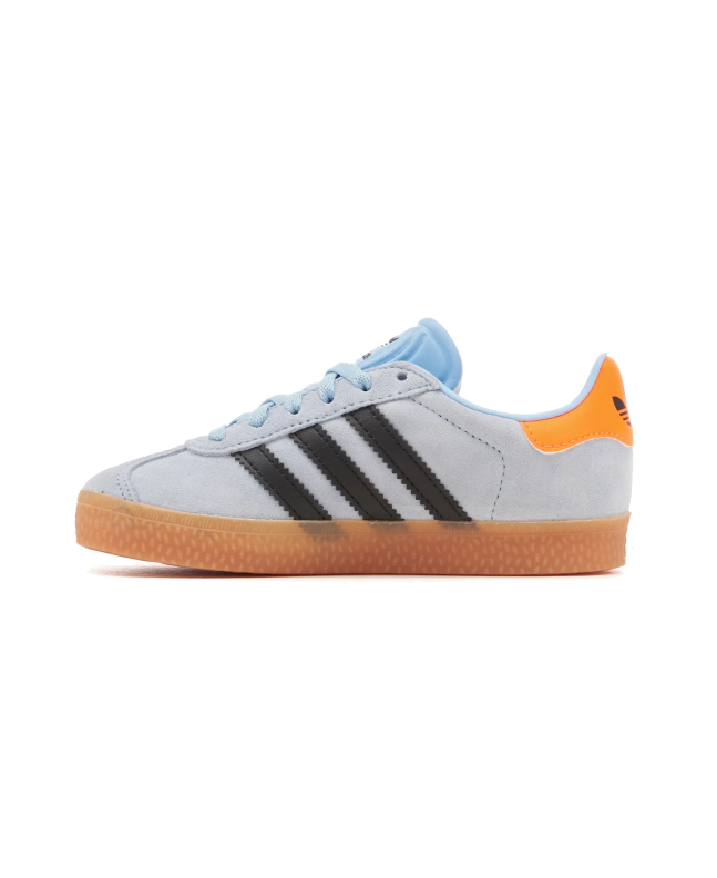 Spezial Madrid Adidas Gazelle OG Junior Clear Sky Core Black & Solar Orange