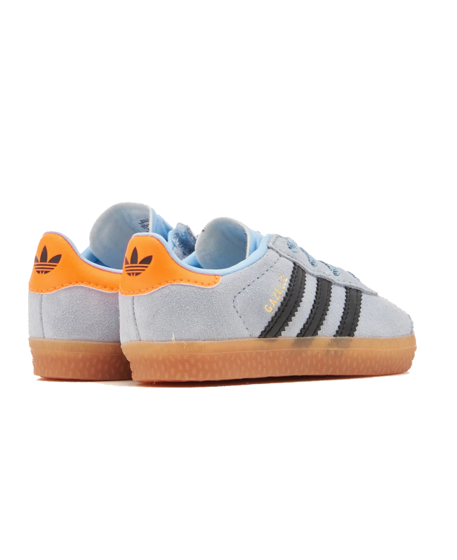 Spezial Madrid Adidas Gazelle OG Junior Clear Sky Core Black & Solar Orange