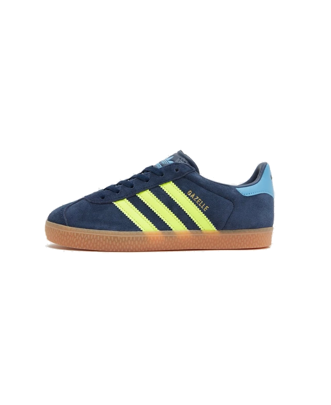 Spezial Madrid Adidas Gazelle OG Junior Night Indigo Solar Yellow & Light Blue