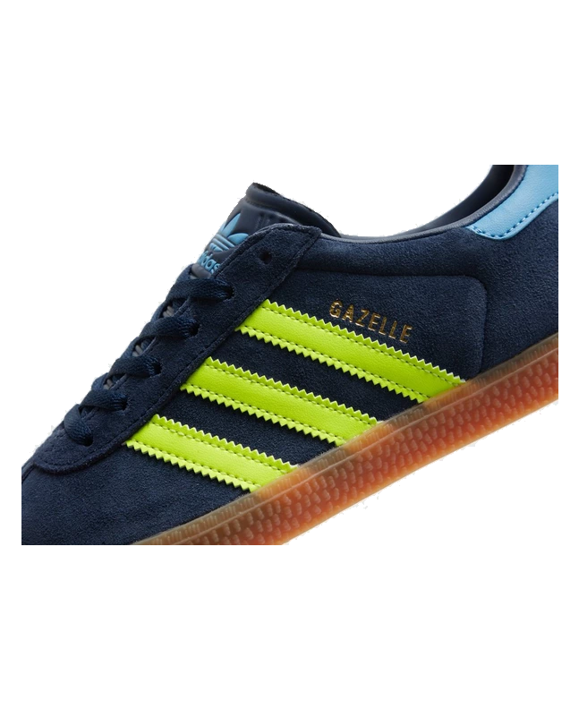 Spezial Madrid Adidas Gazelle OG Junior Night Indigo Solar Yellow & Light Blue
