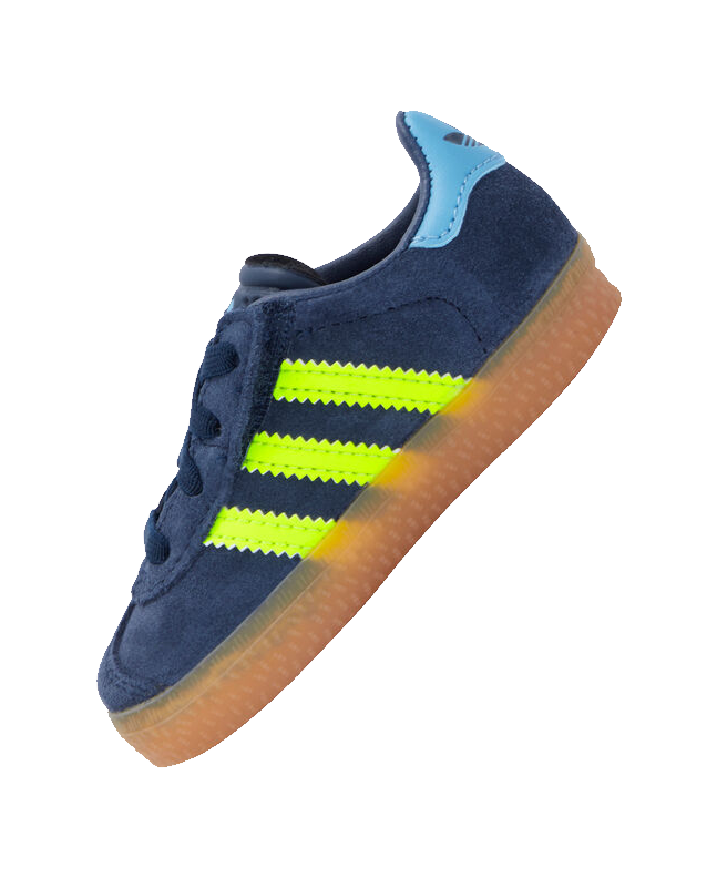 Spezial Madrid Adidas Gazelle OG Junior Night Indigo Solar Yellow & Light Blue