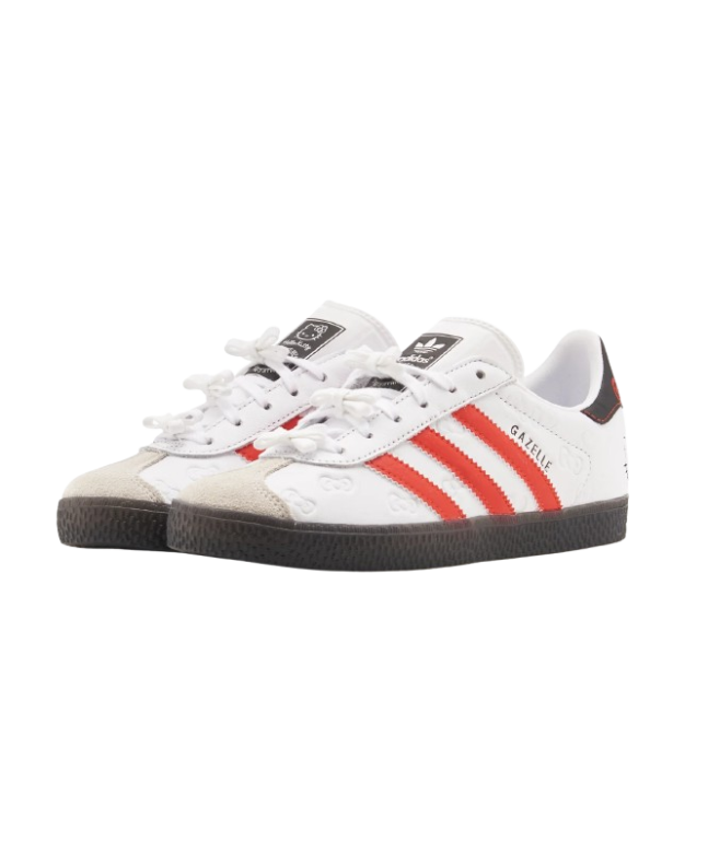 spezial madrid Adidas Gazelle X Hello Kitty Cloud White Red & Core Black