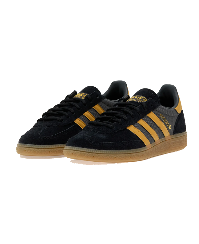 spezial madrid Adidas Handball Spezial Core Black Preloved Yellow & Greysix