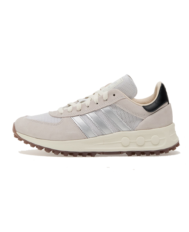 Spezial Madrid Adidas La Trainer Lux Crystal White Silver Metallic & Core Black