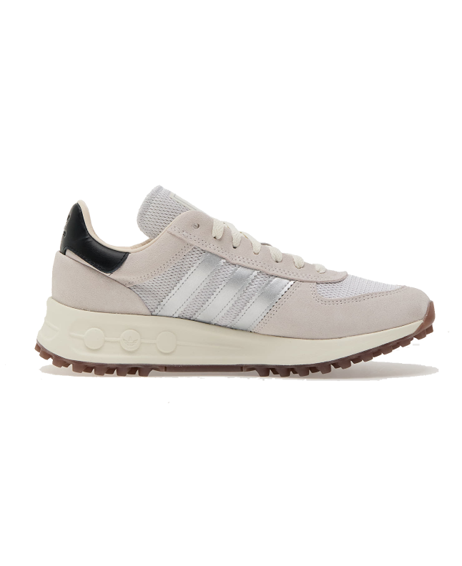 Spezial Madrid Adidas La Trainer Lux Crystal White Silver Metallic & Core Black