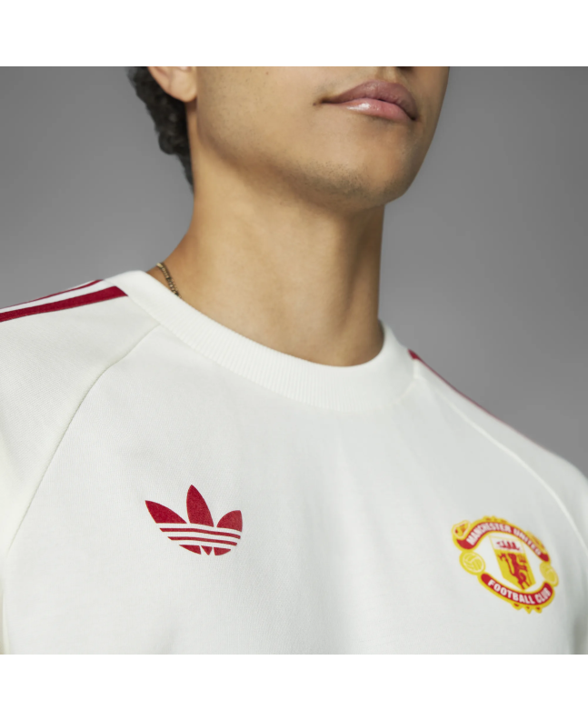 Spezial Madrid Adidas Manchester United 3S Tee Of White