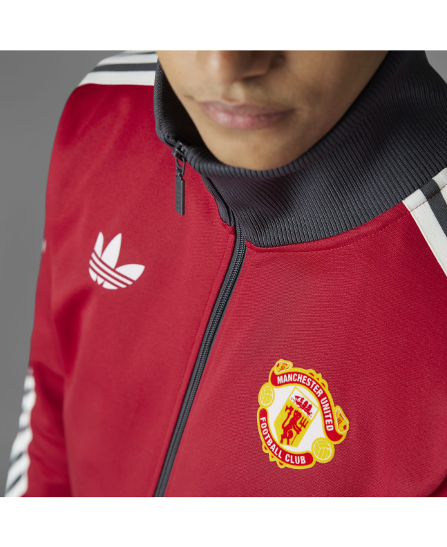 Spezial Madrid Adidas Manchester United Beckenbauer Track Top Red